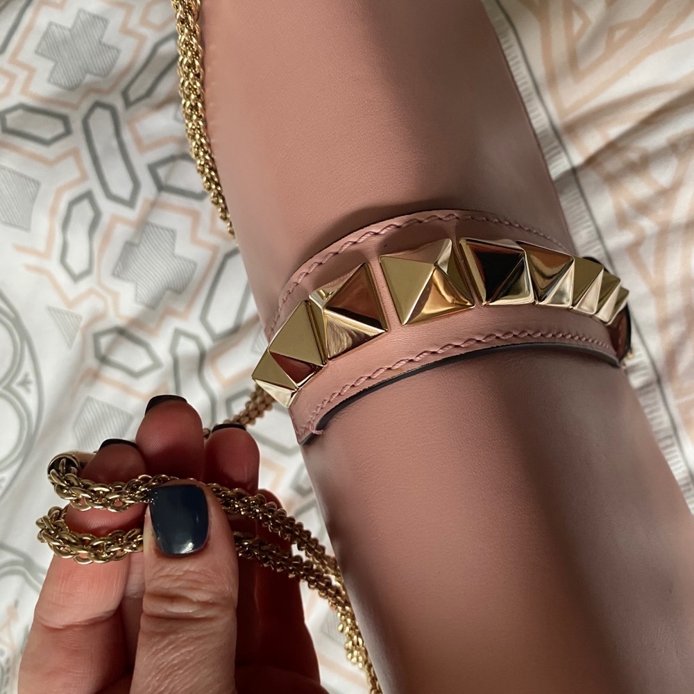 Valentino Garavani Glam nude poudrè shoulder bag - Picture 7 of 13